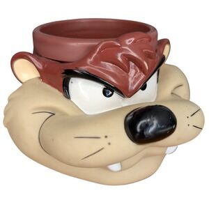 Vintage Taz Looney Tunes 3D Mug Coffee Cup Promotional 1993